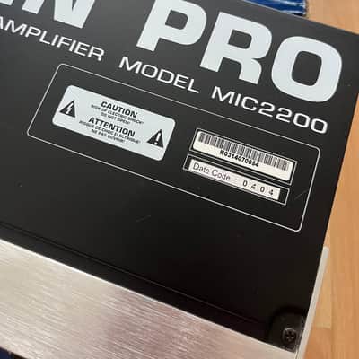 Behringer Ultragain Pro MIC2200 Vacuum Tube Mic Line Preamp 2009 - Present - Standard image 2