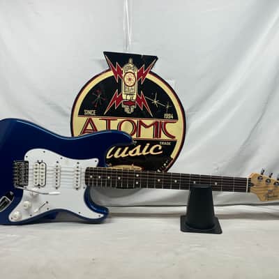 Fender Standard Stratocaster strat HSS Electric Guitar MIM - Made in Mexico- Electron Blue image 1