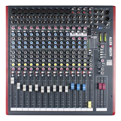 Allen & Heath ZED-16FX 2 Bus Analogue Mixer with FX 2012 - Present - Black image 2