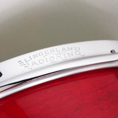 Slingerland NOS!! 1989~94' HSS ERA Radio King Series SRK111 Wild Cherry image 4