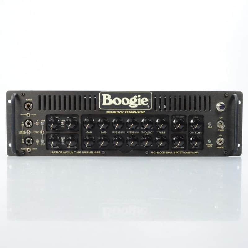 Mesa Boogie Big Block Titan V12 2-Channel 1200-Watt Bass Amp Head image 1
