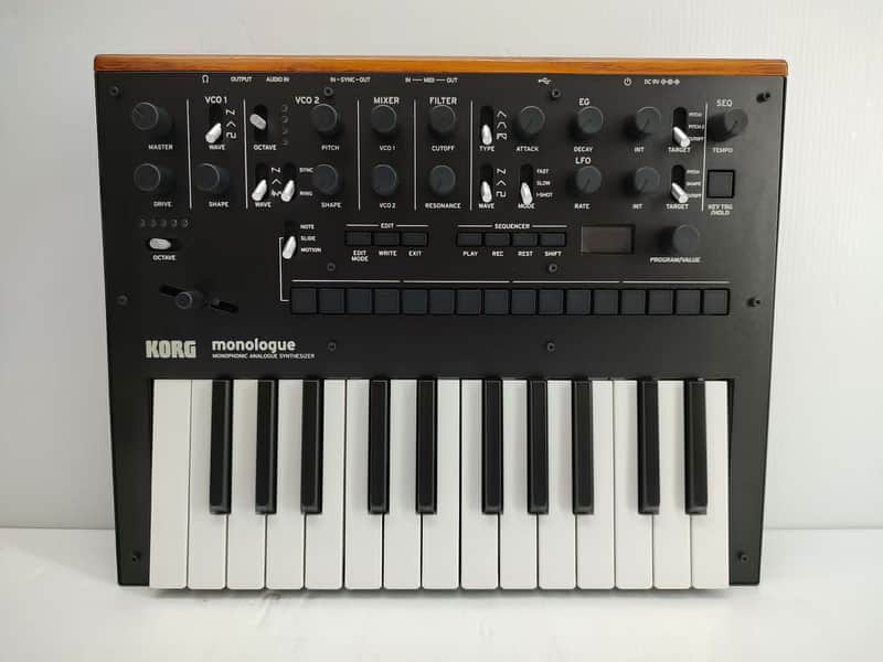 Korg Monologue Monophonic Analog Synthesizer 2016 - Present - Black image 1