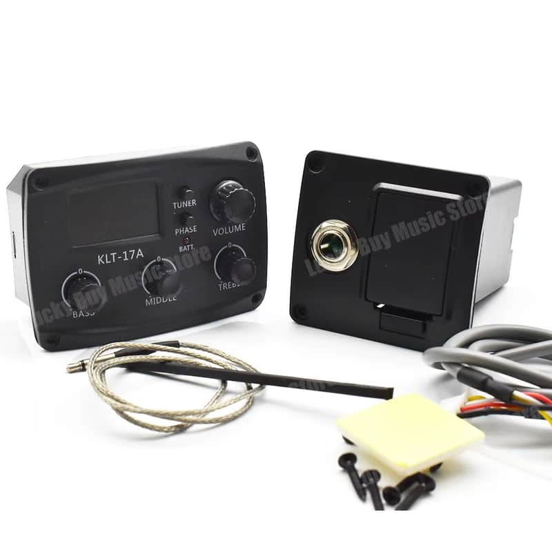 Acoustic Guitar 3 Band EQ Equalizer with Tuner Guitar Pickup image 1