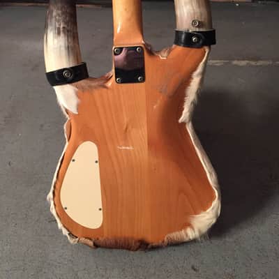 Custom Built Steerhorn Deerskin Warmoth Guitar disowned by Jeff Tweedy image 6