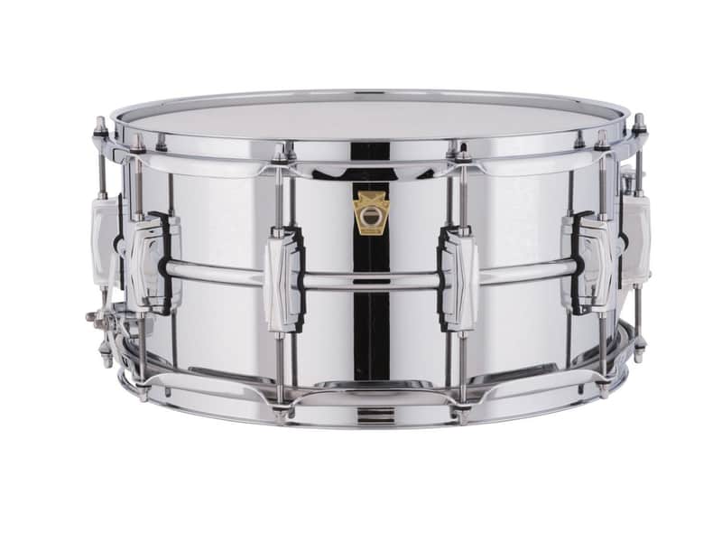 Ludwig LM402 Supraphonic 6.5x14" Aluminum Snare Drum image 1