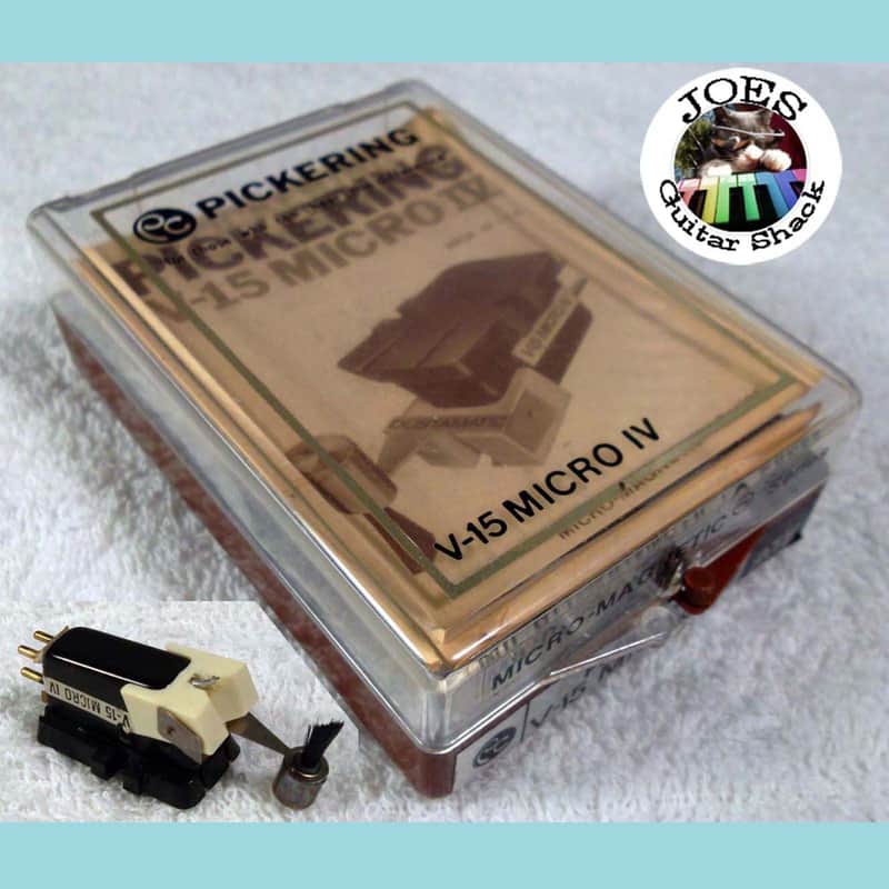 70's Pickering V-15 Micro IV ATE Turntable Phono Cartridge with Brand New NOS Polished Diamond Conical Tip Stylus, Screws in Excellent Condition! image 1