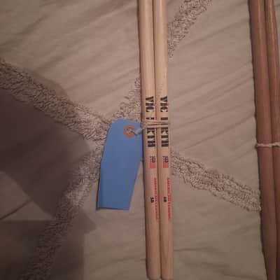 Vic Firth 5B American Classic Hickory Wood Tip Drum Sticks w/bonus pair! image 4
