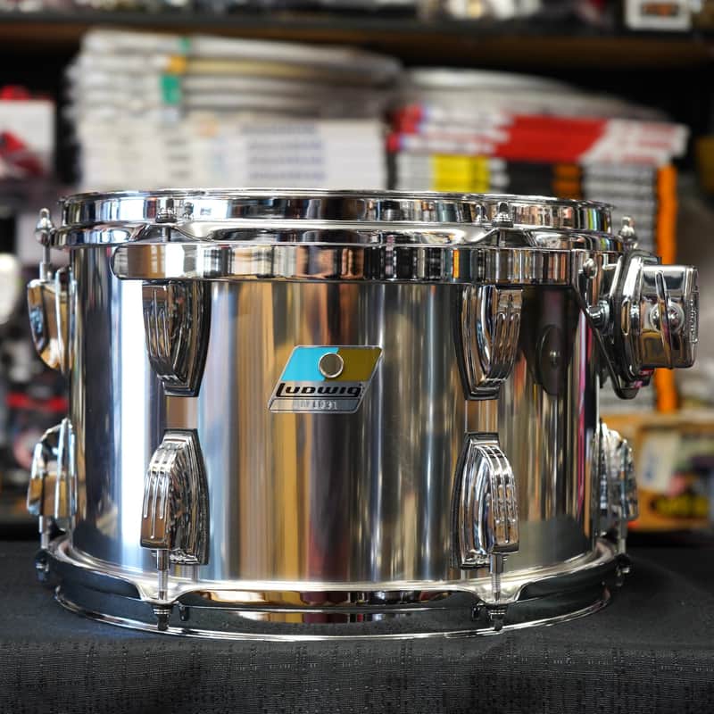 Ludwig USA LT882 12" Stainless Steel Tom w/ Chrome Hardware | 8x12" image 1