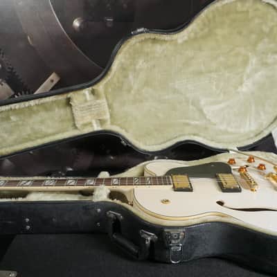 1997 Washburn J-9 Hollowbody w/ Bigsby – White – OHSC image 16