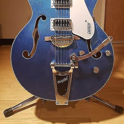 Gretsch G5420T Electromatic Hollow Body Single-Cut Electric Guitar w/ Bigbsy in Fairline Blue *IN STOCK* image 7