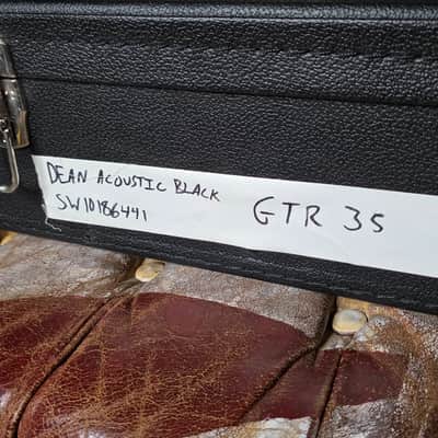 DAVE MUSTAINE's Artist Owned Dean Mako Florentine Acoustic Guitar NAMM, MEGADETH Endgame Album Recorded, Vevo Unplugged Concert Tour Played - Signed image 11