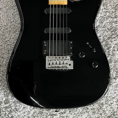 Vintage Aria Pro II SL Series ST-3 HSS Electric Guitar in Black image 11