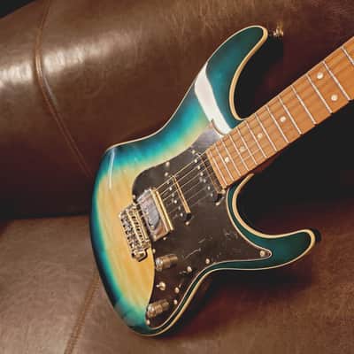 Ibanez AZ24P1QM-DOB Premium 2024 - Present - Deep Ocean Blonde image 2