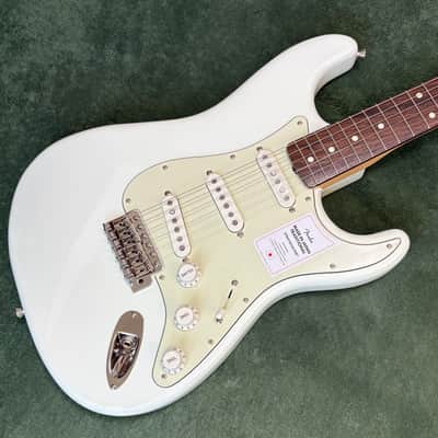 Fender Made in Japan Traditional 60s Stratocaster Rosewood - Olympic White image 1