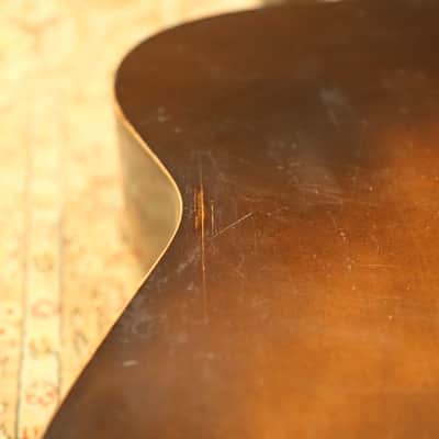 1935 Roundup Supertone Gene Autry Acoustic Guitar with Original Case Worldwide Shipping image 17