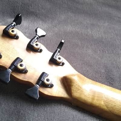 Three Son's Guitars Double Cut Drop Top 2020 Figured Walnut image 7