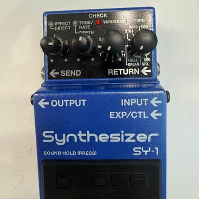Boss Roland SY-1 Synthesizer Synth Guitar Bass Effect Pedal + Original Box image 3