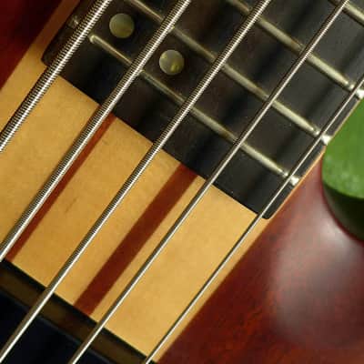 ESP LTD B-5E Neck-thru active 5-string bass (Mahogany top version) image 13