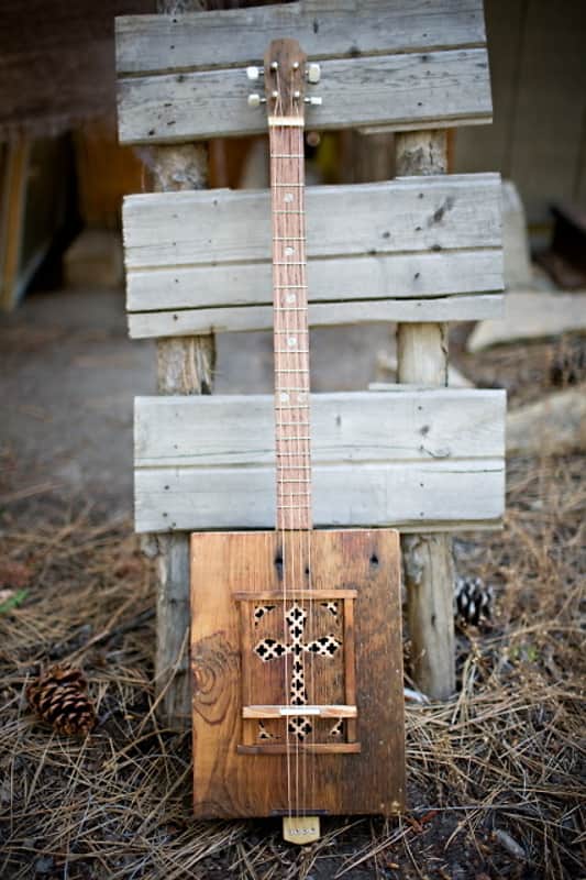 Kochel Guitars Confessional Cigar Box Guitar, Box Guitar image 1