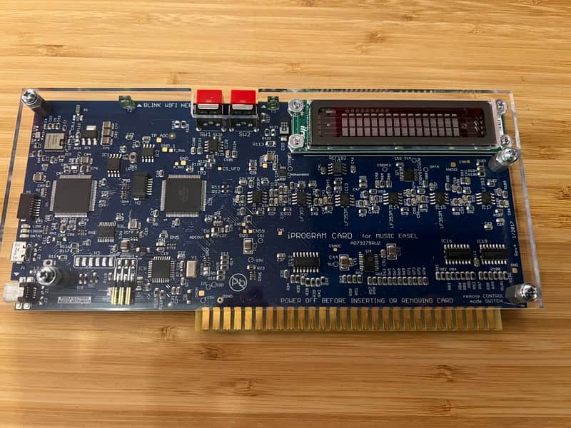 Buchla Music Easel iProgram Card 2010s - Blue image 1