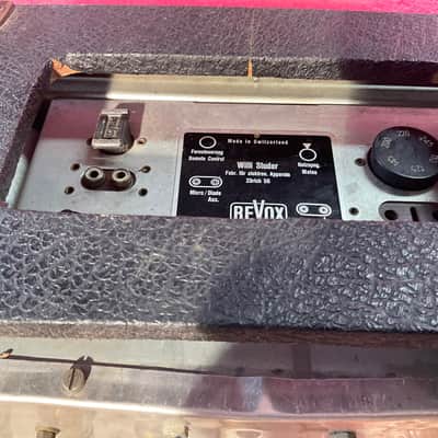 Revox type C36 TUBE TAPE RECORDER BLACK ( rare) image 2