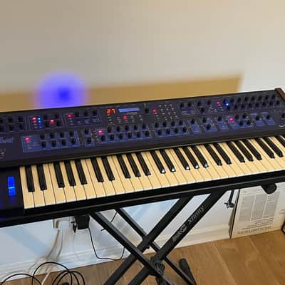 Dave Smith Instruments Poly Evolver 61-Key 4-Voice Polyphonic Synthesizer 2005 - 2011 - Blue with Wood Sides