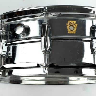 Ludwig Supra 400 Snare 1968 5X 14 Chrome Clean! image 5
