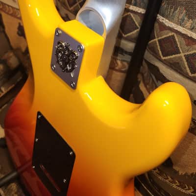 Left Handed Stratocaster Style Guitar Handcrafted Aluminum Neck image 12