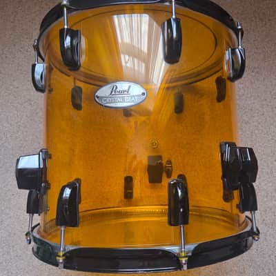 Pearl CRB525FP/C732 Crystal Beat 10 / 12 / 14 / 16 / 22" 5pc Shell Pack 2014 - 2020 - Tangerine Glass image 8