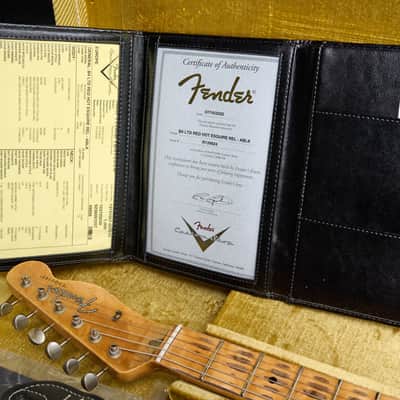 Fender Custom Shop LTD Red Hot Esquire 2025 - Aged Black Relic - Hand Wound Pickup - MINT image 13