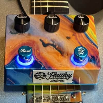 Flattley Boutique Effects Pedals Guitar Platinum Range - Solaris Pro Fuzz Pedal with Boost image 4