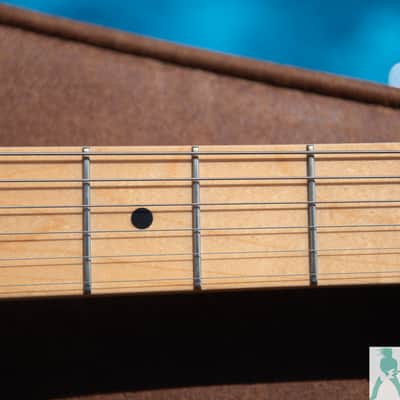 Fender FSR Hybrid II Limited Edition Jazzmaster with Maple Fingerboard - Daphne Blue - Pro Set Up w Perfect Frets/Action/Intonation image 12