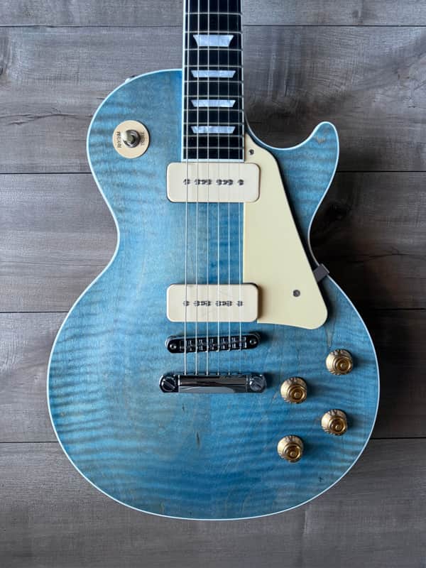 Gibson Les Paul Classic Player Plus - Satin Ocean Blue image 1