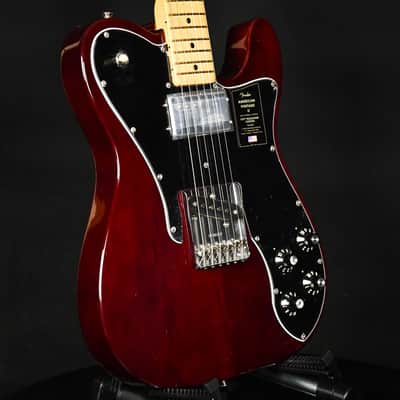 Fender American Vintage II 1977 Telecaster Custom Maple Fingerboard Wine (VS221451) image 11