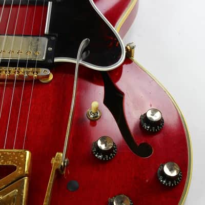 1961 Gibson ES-355 TDSV Cherry 2 PAF Humbuckers Vintage Guitar | Original Case 335 345 image 21