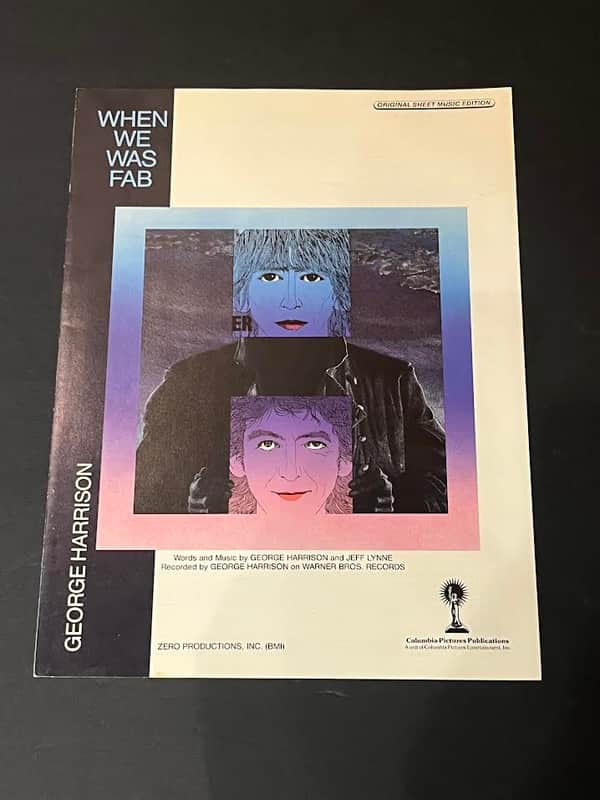 When We Was Fab By George Harrison and Jeff Lynne Piano, Vocal and Guitar Sheet Music image 1