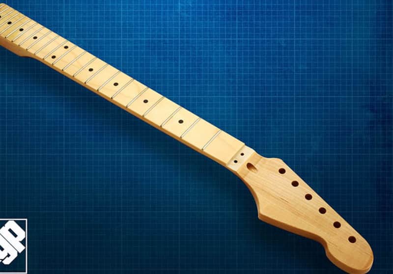 USA Made Premium Locking Nut Routed 22 fret Maple Strat Neck image 1