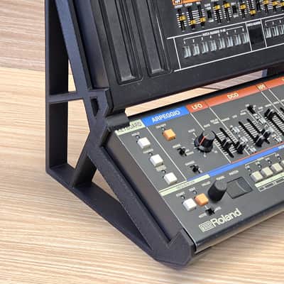 The Analog Source 2 Tier Quad Synth Stand Desktop Mounting Stand For Roland Boutique Series JP-08 JU-06 JU-06A JX-03 JX-08 Synthesizers - USA Made image 5