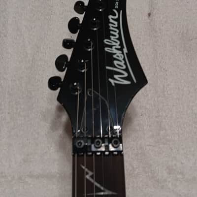 Washburn WF-228 Electric Guitar 1990 - Metallic Green image 8