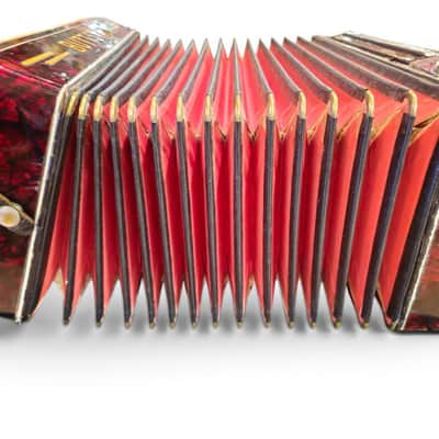 Buttstadt Piano Accordion Germany 1930s-1940s, Professionally Restored + Original Case image 10