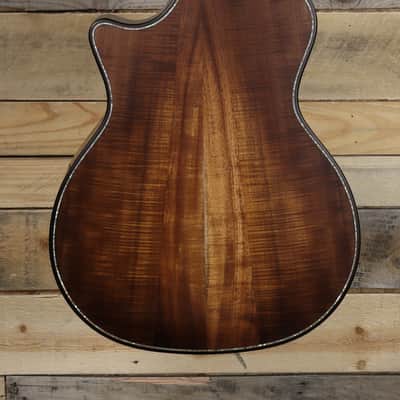 Taylor Builder's Edition K14ce Acoustic/Electric Guitar Natural w/ Case image 3