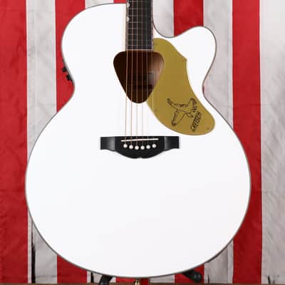 Gretsch G5022CWFE Rancher Falcon Jumbo - White image 1
