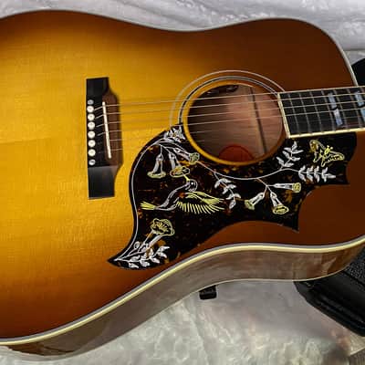 NEW! Gibson Custom Shop Hummingbird Koa/Carpathian Spruce Acoustic-Electric Guitar - Honeyburst - 4.55lbs - Authorized Dealer! G06406 image 4