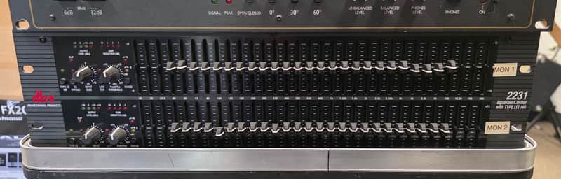 Used DBX 2231 2-Channel 31 Band Graphic Equalizer / Limiter image 1