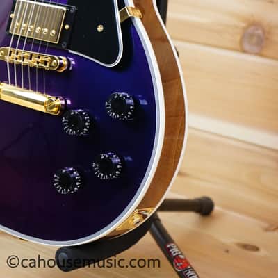 Gibson Exclusive M2M Les Paul Custom - Hemisphere Shift - Walnut Back Gloss image 3