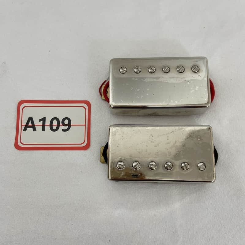 Epiphone Neck and Bridge Humbucker Pickups, Nickel Covers image 1