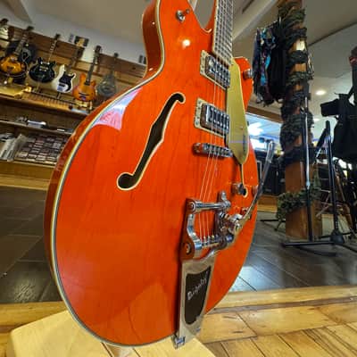 Gretsch G5622T Electromatic Center Block Double Cutaway with Bigsby, Laurel Fretboard 2019 - Present - Orange Stain image 4