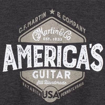Martin Guitars Womens Americas Long Sleeve Pocket Tee Shirt - 4XL image 2