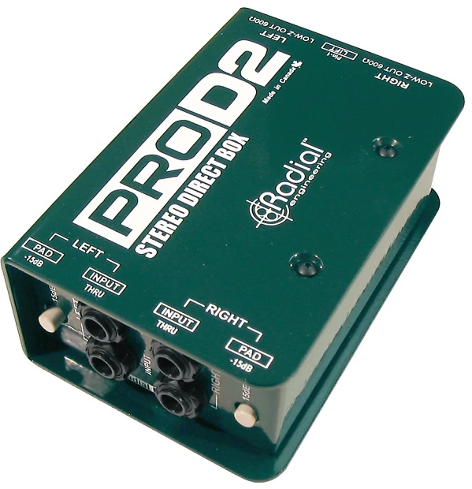 Radial ProD2 Stereo Direct Box | Reverb