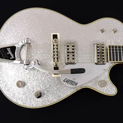 Gretsch G6129T-59 Vintage Select '59 Silver Jet with Bigsby 2025 - Silver Sparkle image 1
